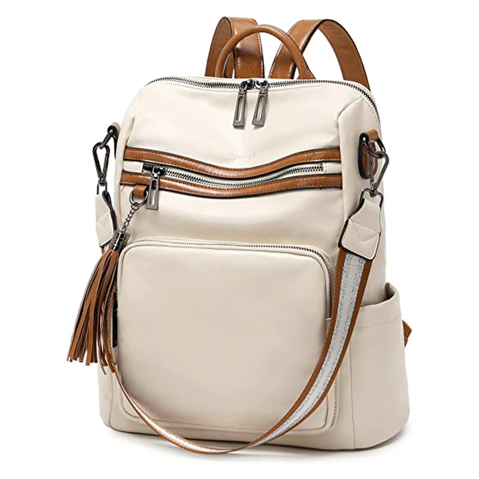 Mochila tipo bolso de piel sintética para llevar en los hombros